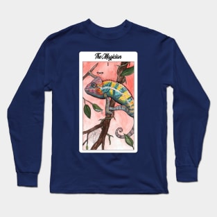 The Magician Chameleon Card Long Sleeve T-Shirt